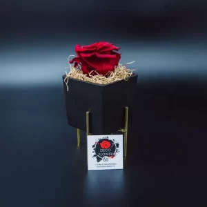 Forever Rose κόκκινο Eco Glass τετράγωνο μικρό