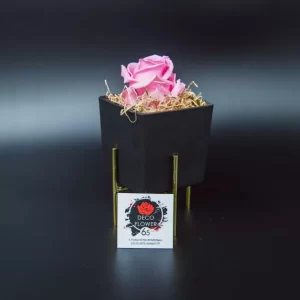 Forever Rose ροζ Eco Glass τετράγωνο μικρό