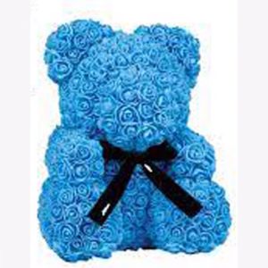 Rose Bear Μπλε 38cm