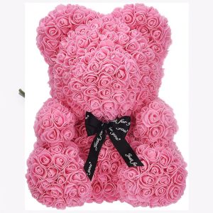 Rose Bear Ροζ 38cm