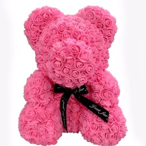 Rose Bear Φούξια 38cm